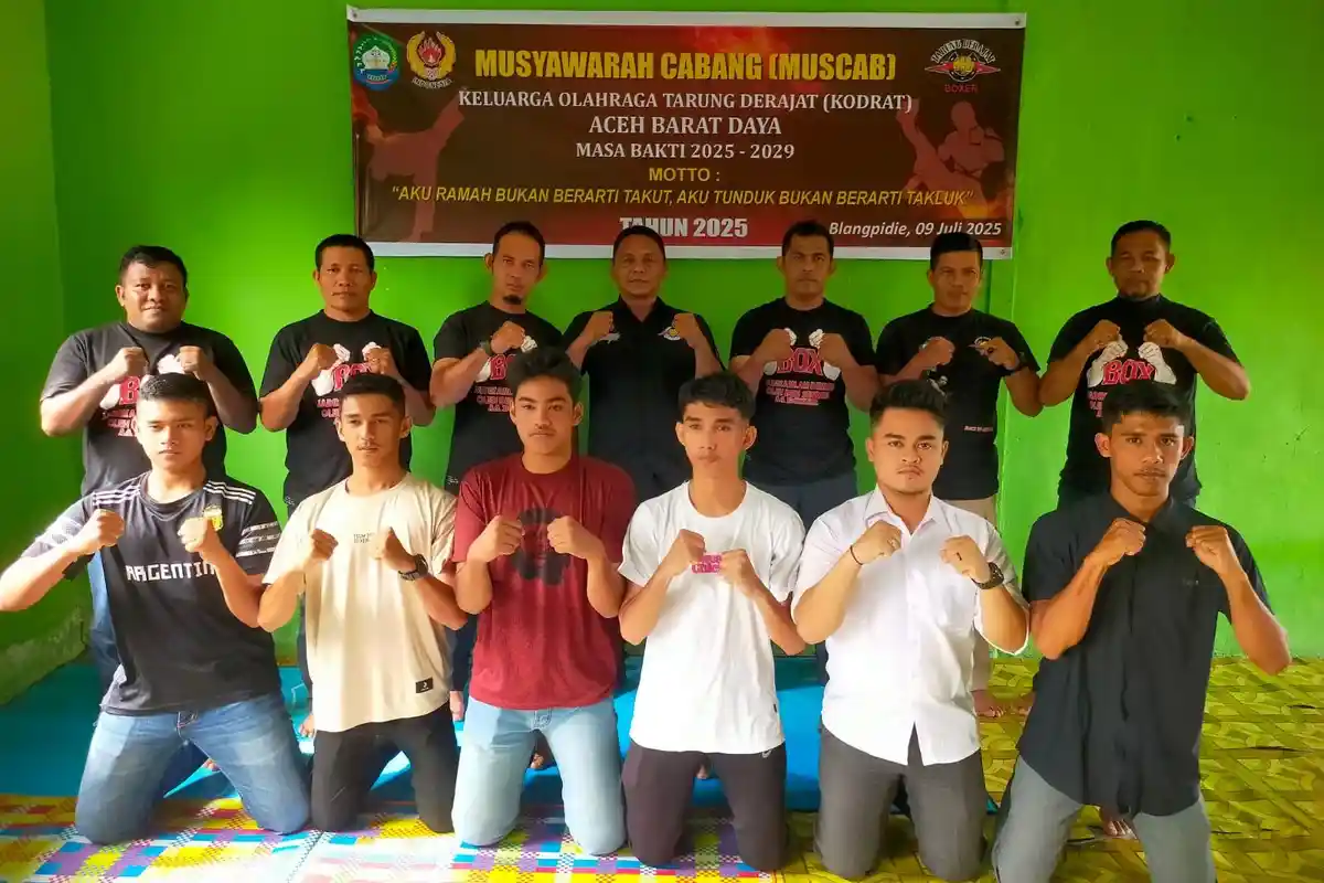 Zulfan Awenk Kembali Pimpin Cabor Kodrat Abdya Periode 2025-2029