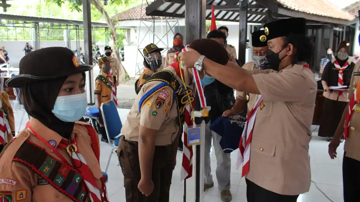 Wawali Jumadi Lantik Pramuka Garuda se-Kota Tegal