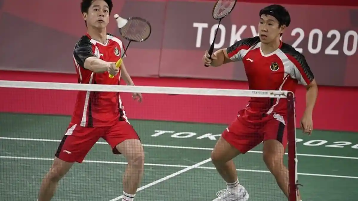 Hasil Bulutangkis Olimpiade Tokyo 2020, Marcus/Kevin Dipaksa Menyerah dari Wakil Taiwan