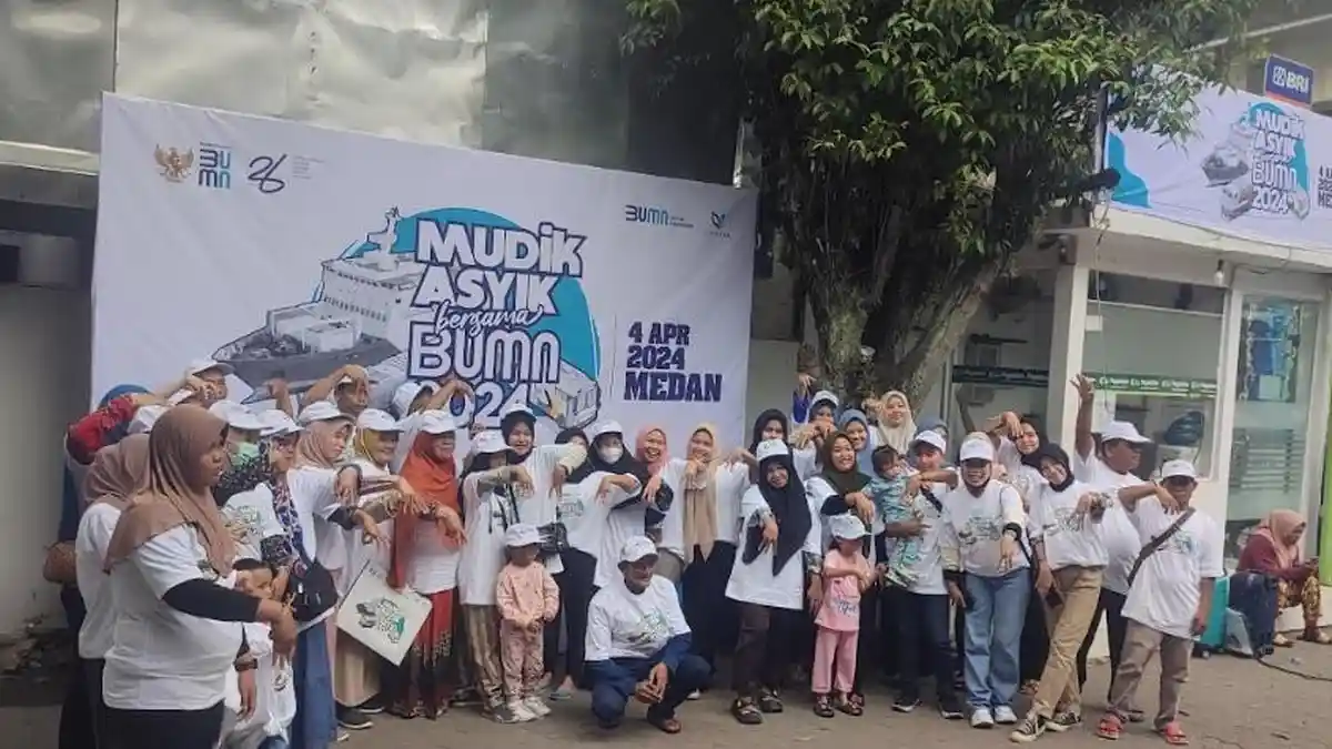 Sambut Idul Fitri, Pegadaian Kanwil Sumut-Aceh Berangkatkan 220 Pemudik secara gratis