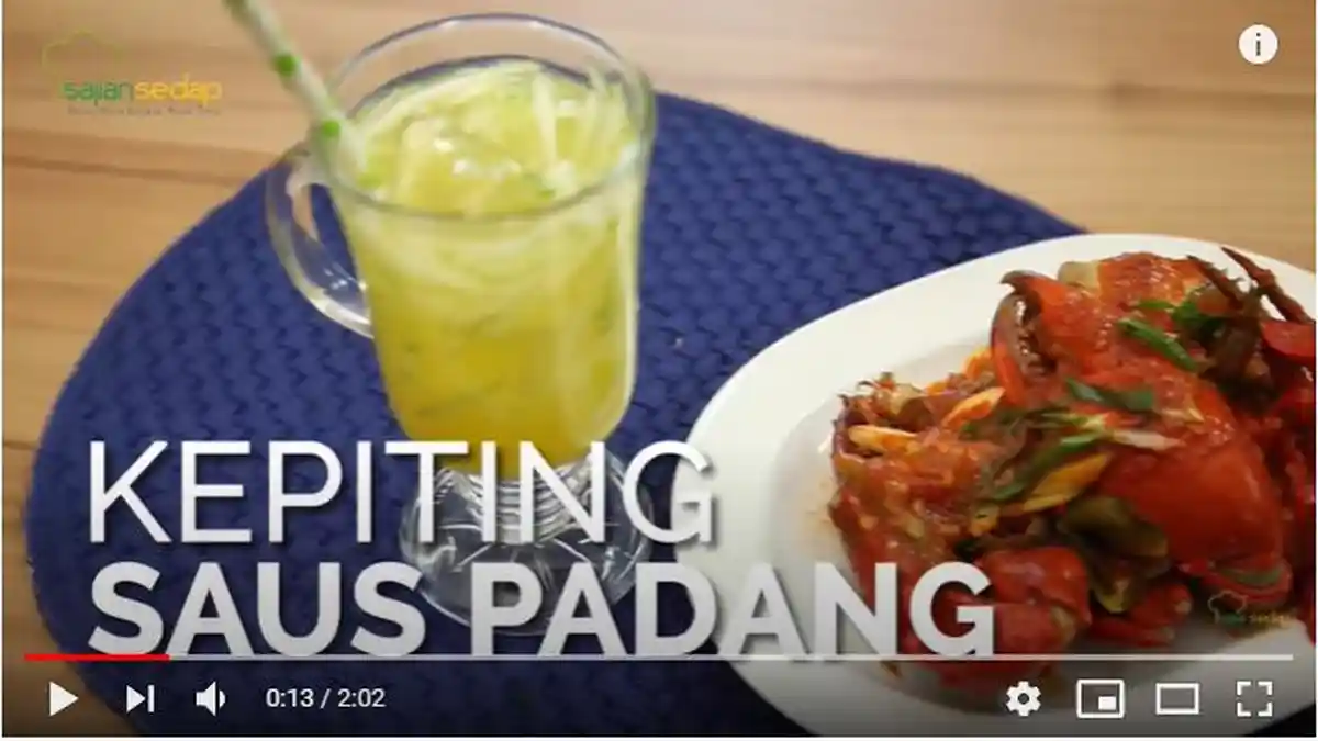 Bumbu Kepiting Saus Padang dan Udang Saus Padang, Simak Cara Membuatnya