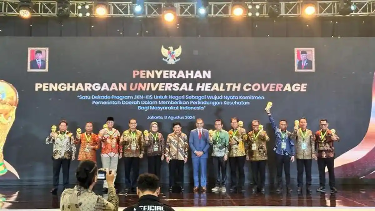 Bupati Boltim Sachrul Mamonto Bawa Pulang Penghargaan UHC dari BPJS Kesehatan, Ini Prestasinya