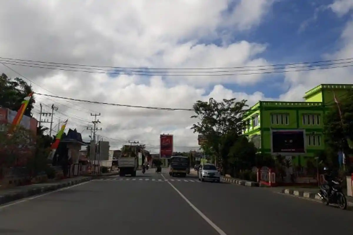 Update Kondisi Terkini Arus Lalu Lintas di Jalan Jenderal Sudirman Sanggau