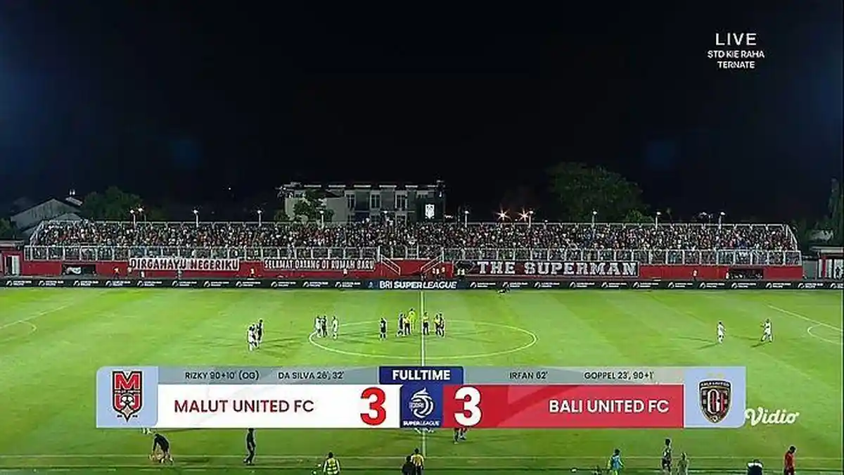 DRAMATIS! Eks Persib Bawa Malut Unggul 2-0, Dikejar Bali United, Samakan Skor Berkat Gol Bunuh Diri