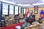 Panglima TNI Virtual Call Dengan Pangab Diraja Brunei Darussalam