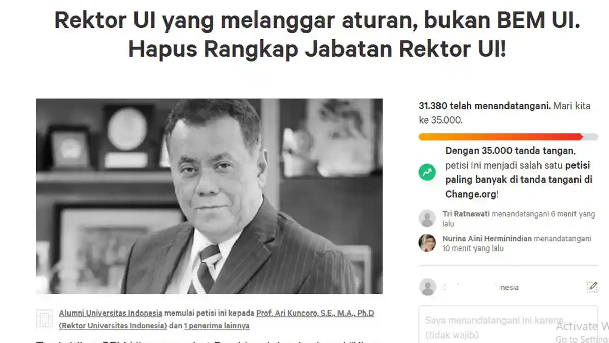 AKHIRNYA Rektor UI Lepas Jabatan Wakil Komisaris Utama BRI, Alumni UI ...