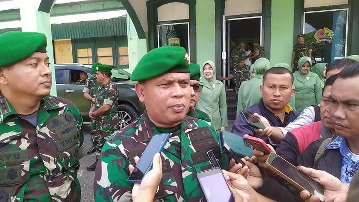 Danrem 032/Wbr Kunjungi Kodim 0304/Agam, Ingatkan Anggota Netral dan Jauhi Judi Online