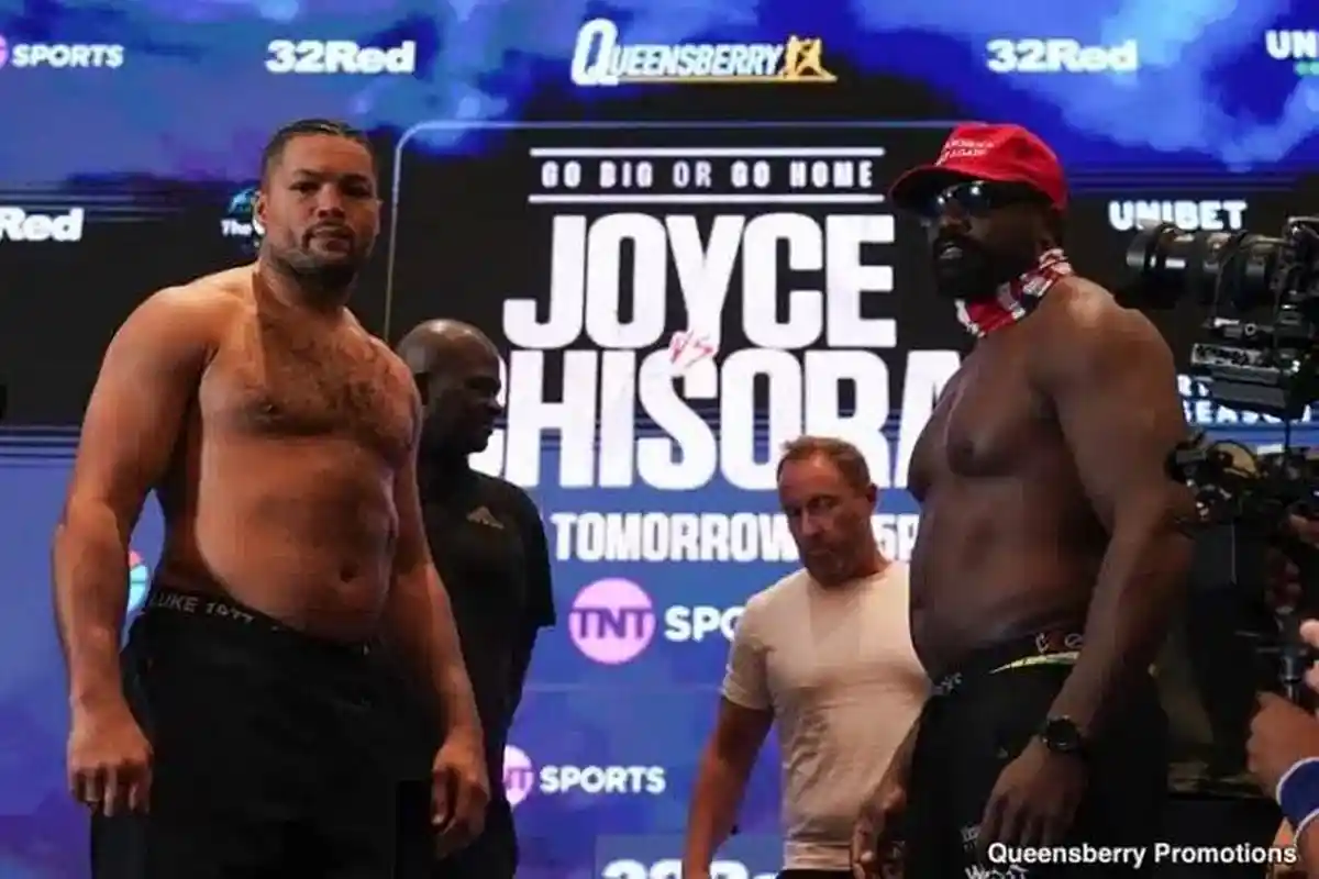 Jadwal Tinju Dunia, Joe Joyce Wajib Tampil Bagus Melawan Derek Chisora Jika Mau Naik Kelas
