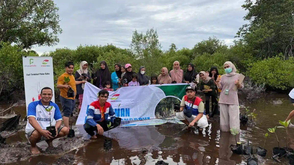 PT Elnusa Petrofin Hijaukan Jalur Distribusi Energi Penanaman 9.292 Pohon di Tiga Tahun Terakhir