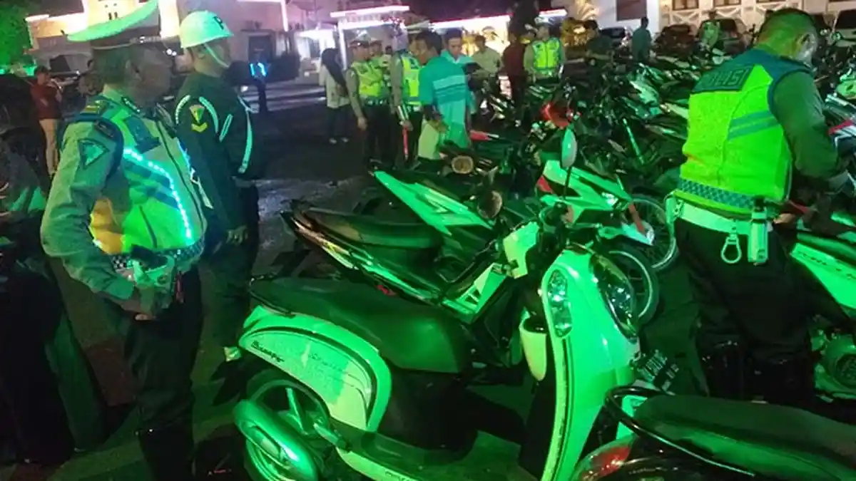 Razia Sabtu Malam, Satlantas Polres Bireuen Keluarkan 120 Surat Tilang