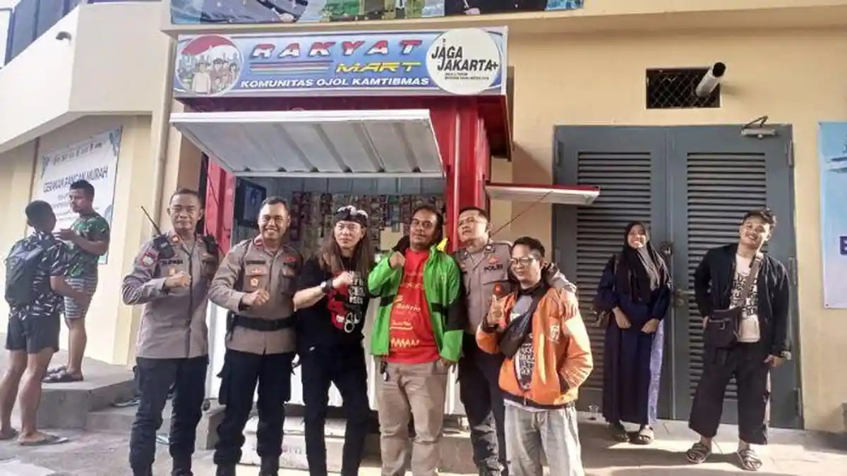 Tingkatkan Ekonomi, Polres Jakpus Luncurkan Rakyat Mart dan Rakyat Auto Bagi Komunitas Ojol