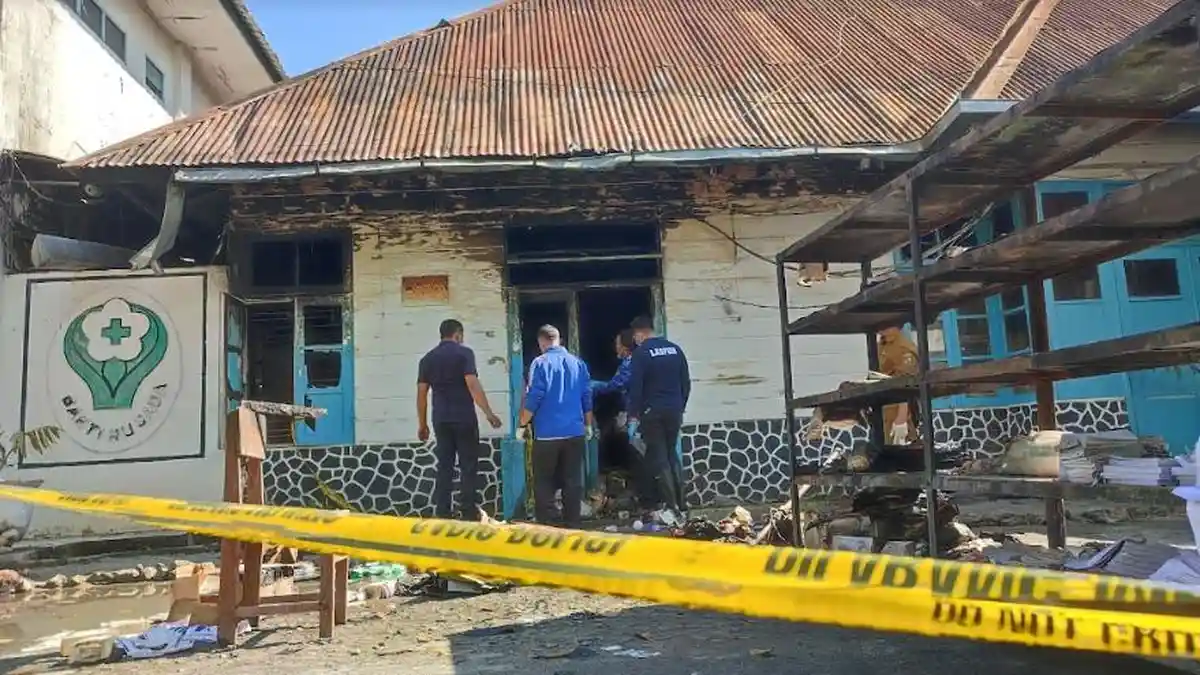RSU Kabanjahe Kebakaran, Polres Karo dan Labfor Polda Sumut Turun Cari Tau Penyebabnya