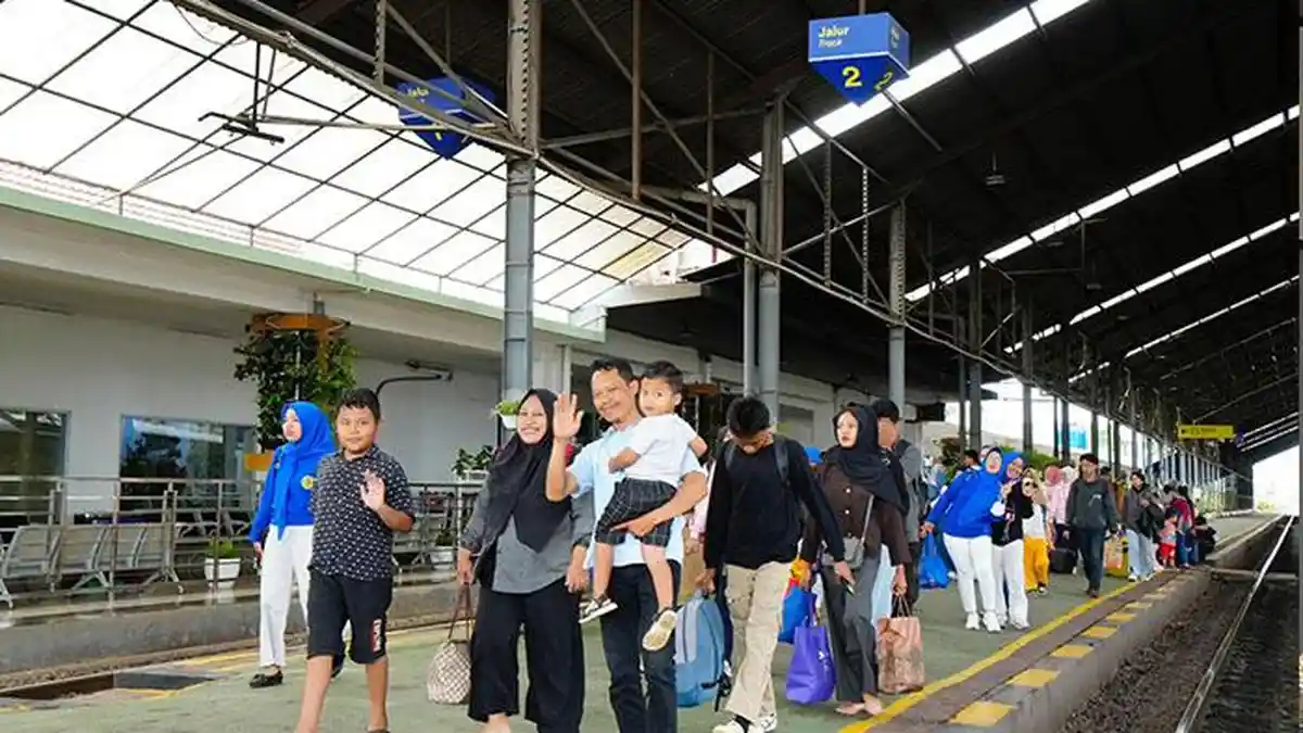 Hampir 30 Ribu Penumpang Gunakan Kereta Api Selama Libur Iduladha di Lampung
