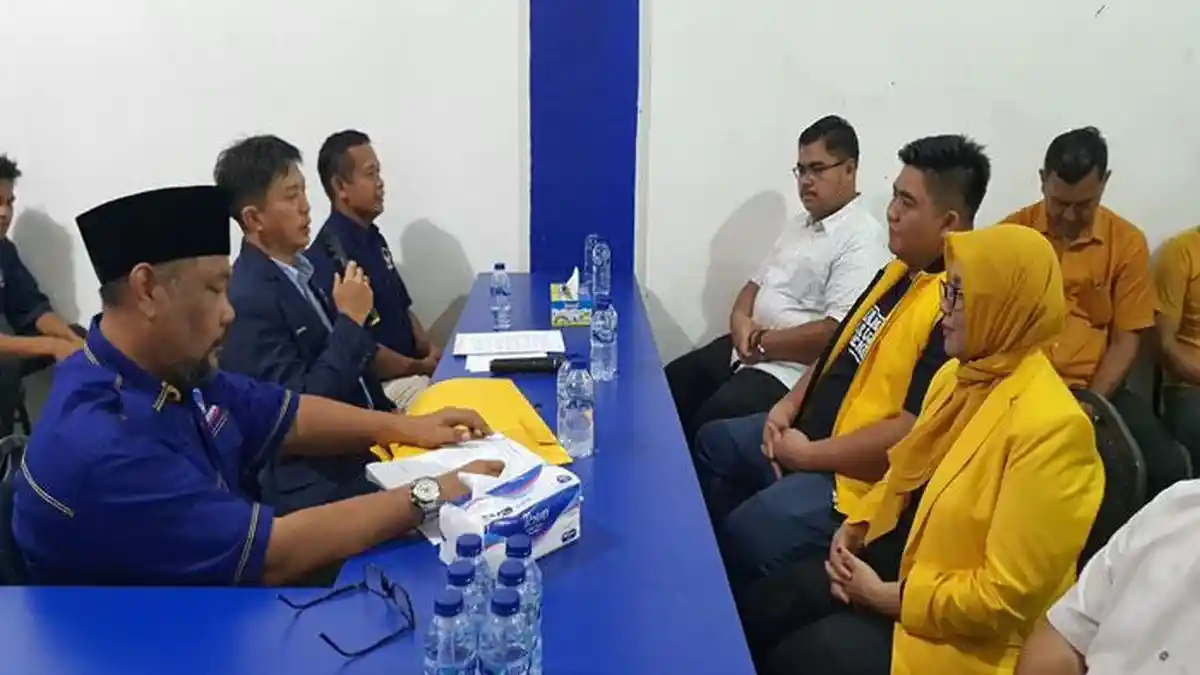 Pilkada Bintan 2024 - Roby Kurniawan Kader Golkar Daftar Bakal Calon Bupati ke Nasdem