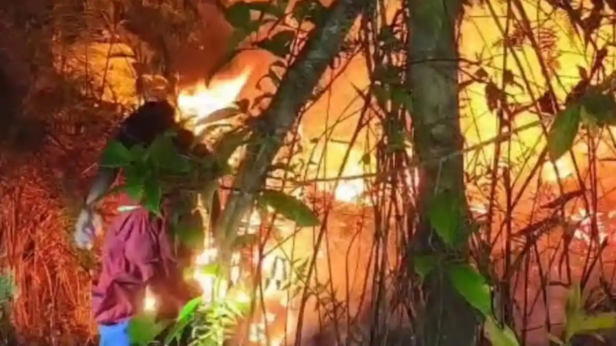 Karhutla di Lingga Jadi Atensi Polres Lingga, Minta Warga Tak Sembarangan Membakar Lahan