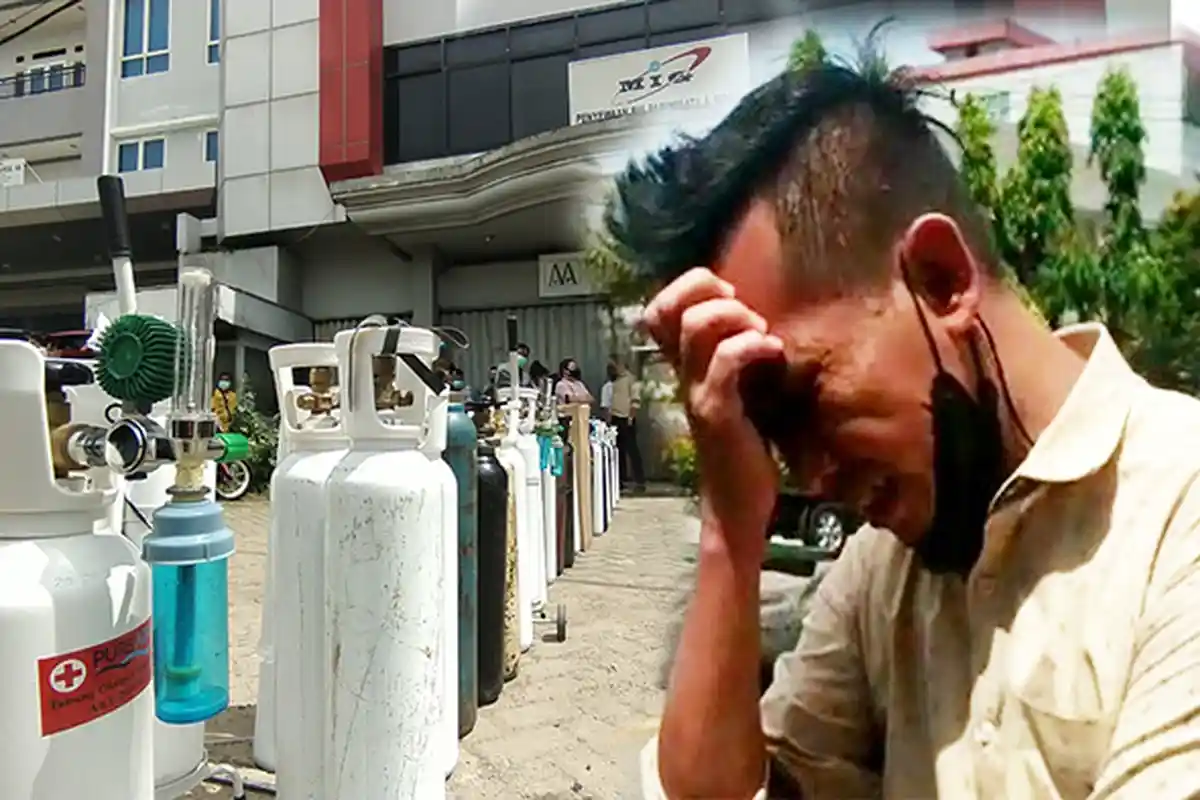 TANGIS di Ujung Antrean Oksigen! Pria Pontianak Pulang Setelah Dapat Kabar Ibu Tercinta Sudah Tiada