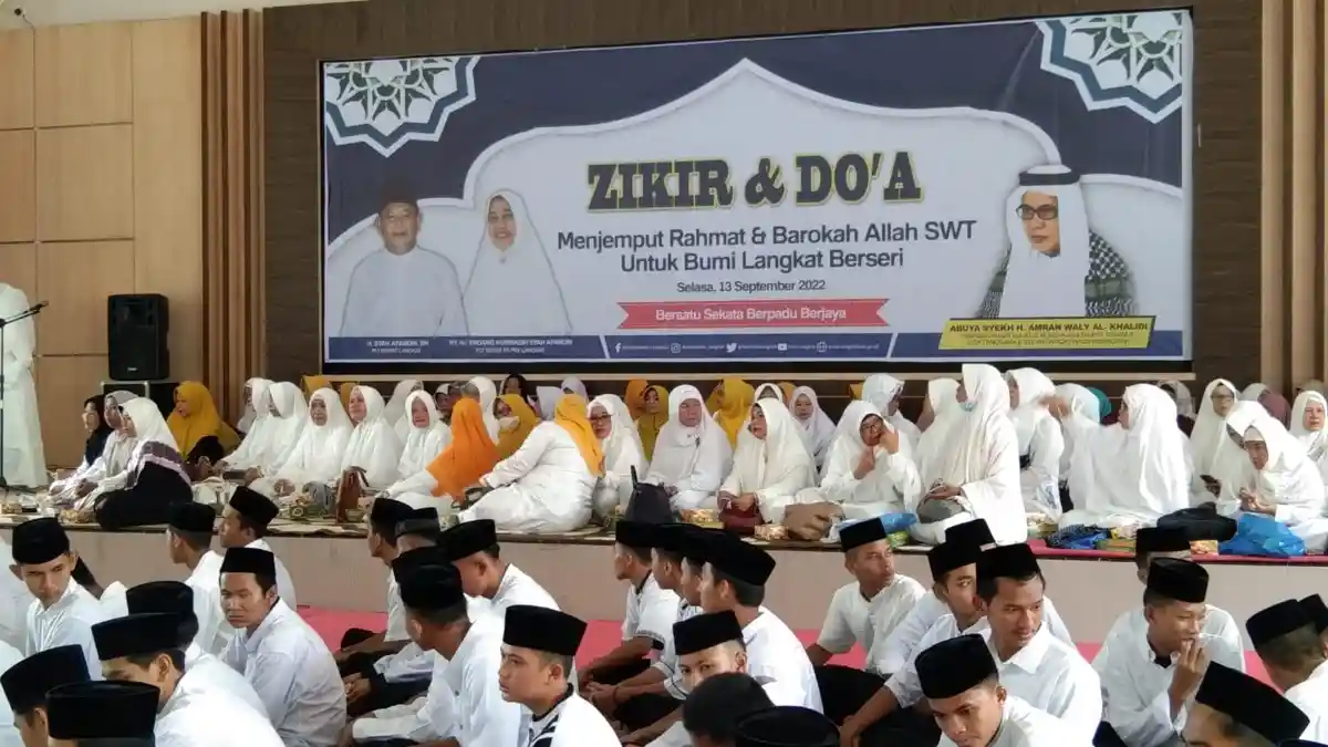 Plt Bupati Syah Afandin Gelar Dzikir dan Doa Bersama Masyarakat Untuk Kemakmuran Kabupaten Langkat