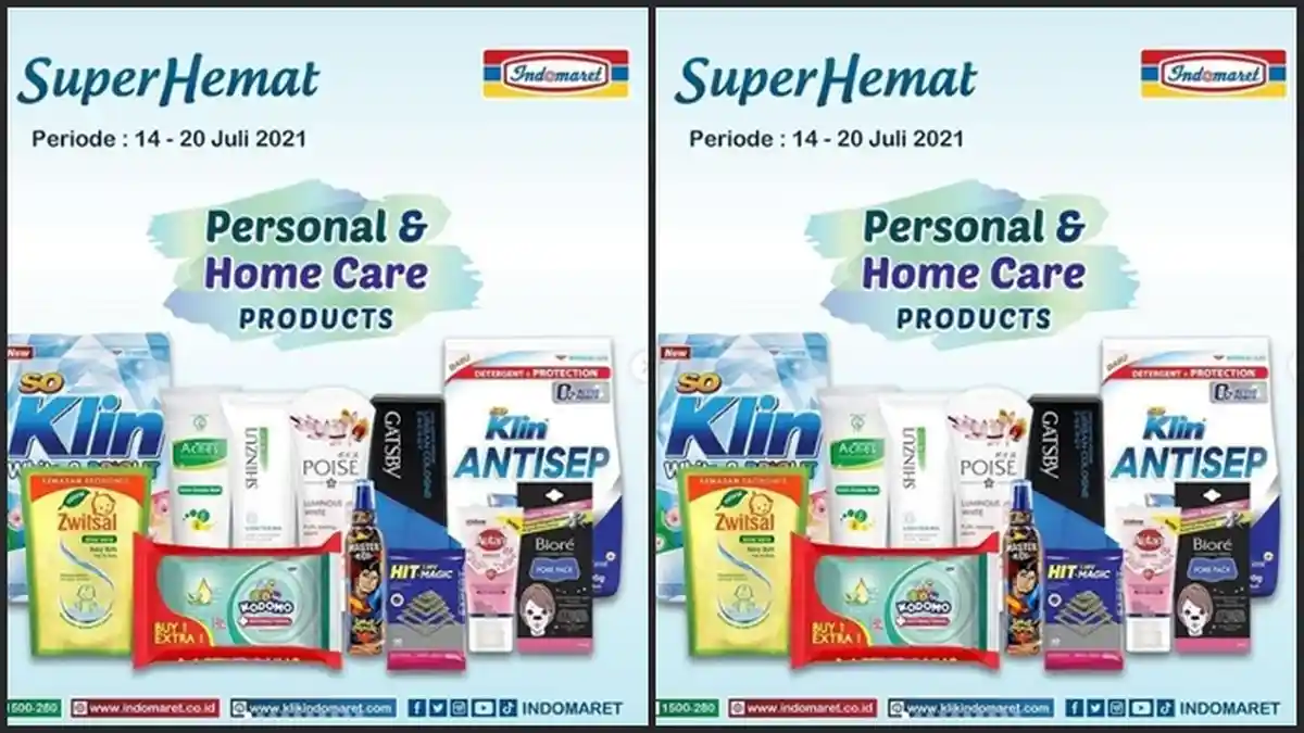 Promo Indomaret Hari ini Jumat 16 Juli 2021, Deterjen, Pewangi Pakaian dan Pampers Anak Murah