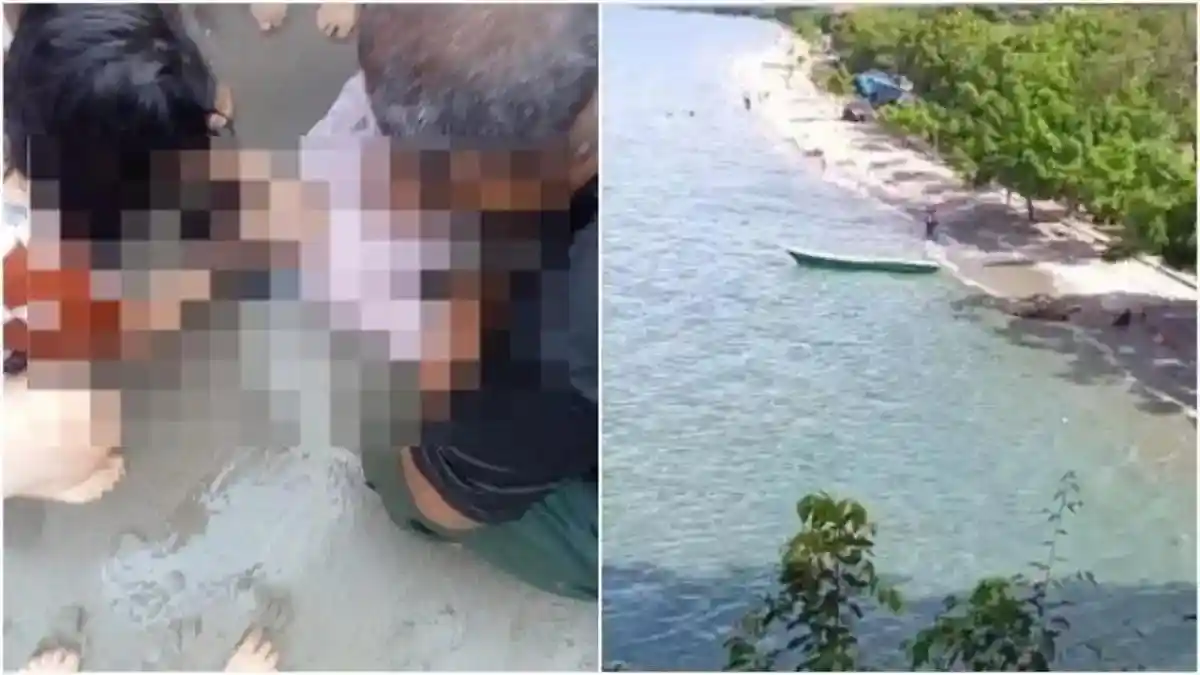 Kisah Heroik Pelajar SMP Tewas Saat Selamatkan Keponakan Terseret Ombak di Pantai - Tribunjateng.com