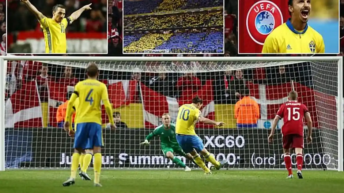 Swedia Atasi Denmark 2-1 di Playoff Piala Eropa 2016