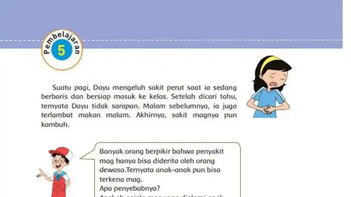 KUNCI JAWABAN Tema 3 Kelas 5 Halaman 34 - 39 Subtema 1 Pembelajaran 5 Makanan Sehat