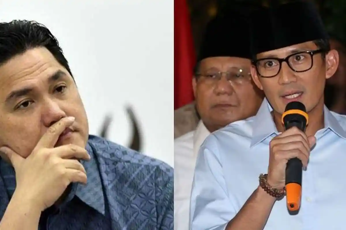 Sandiaga Uno Kasihan dengan Menteri BUMN Erick Thohir: Itu Sahabat Gue