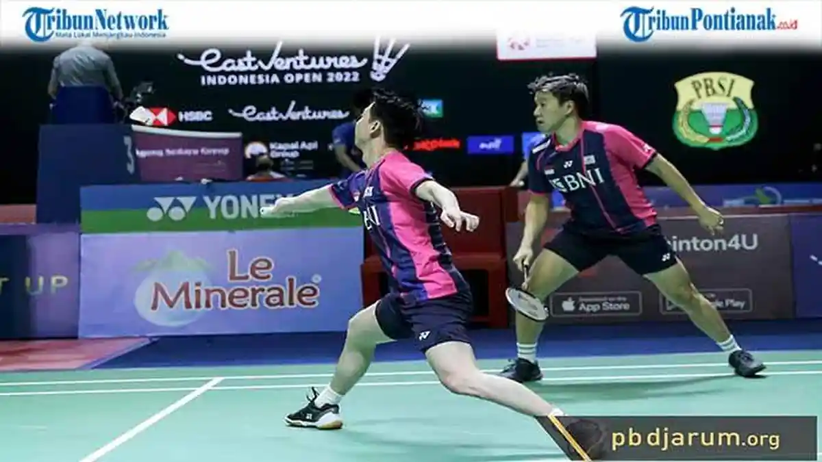 Live Hasil Badminton Indonesia Open 2022 Marcus Gideon/Kevin Sanjaya vs ...