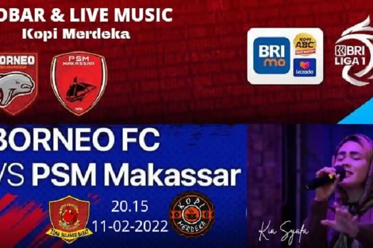 Maczman Zona Sulbar & Warkop Merdeka Martadinata Nobar PSM Makassar vs Borneo FC Malam Ini