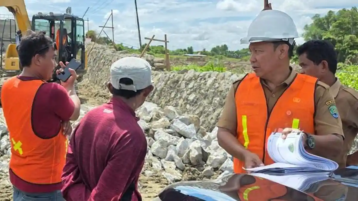 Pemkab Bulungan Kebut Pengerjaan Jalan dan Jembatan Tanjung Palas–Salimbatu
