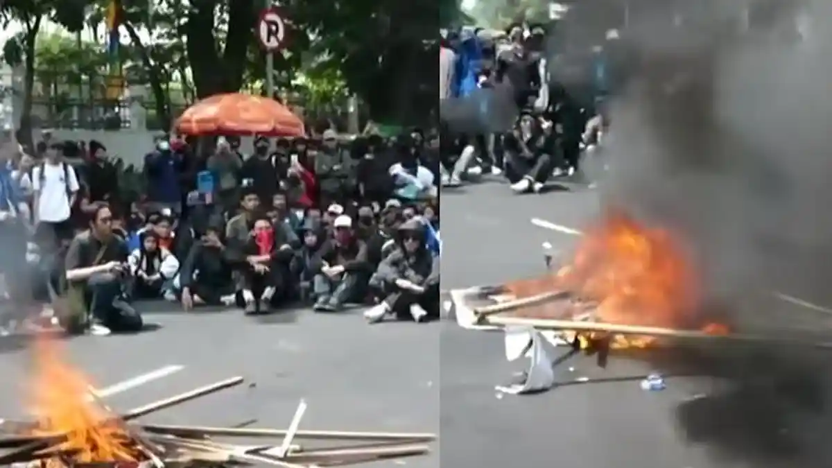 Kondisi Andi Mahasiswa Pendemo UU Pilkada Terancam Buta, Bola Mata Kena Lemparan Batu saat Bentrok