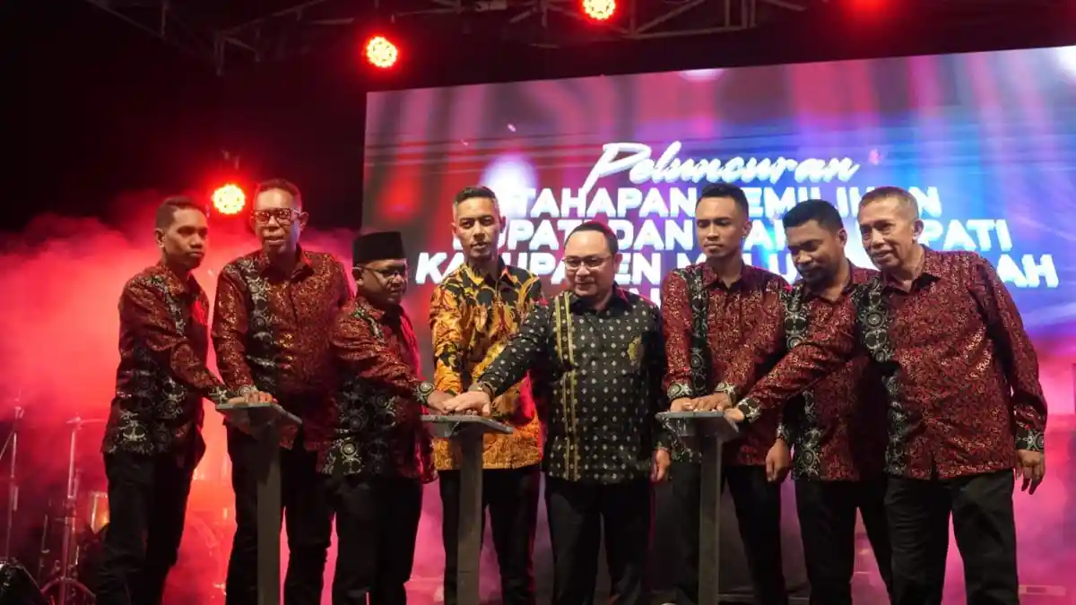 Peluncuran Tahapan Pilkada Maluku Tengah, Pj. Bupati Ingatkan Junjung Netralitas 