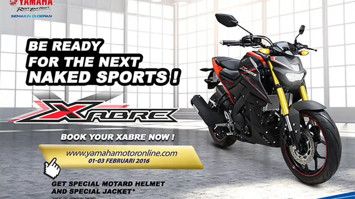 Asik, Beli Motor Sport Yamaha Xabre Cukup 1x Klik!
