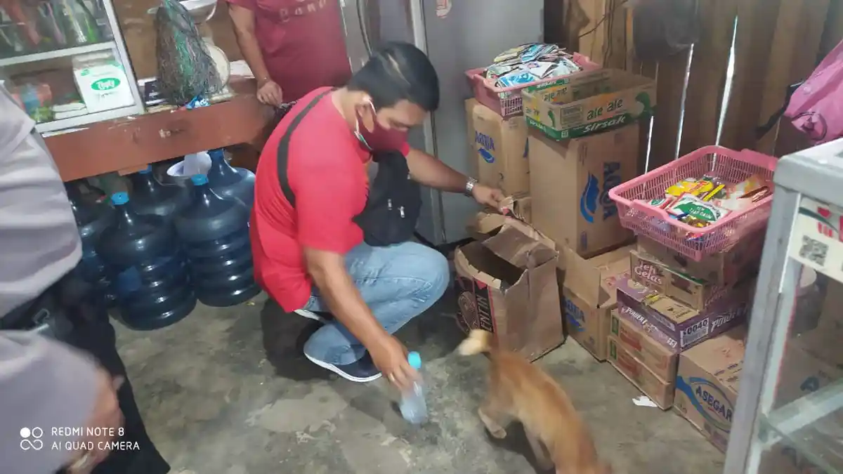Amankan Suasana Jelang Ramadan, Polsek Mapanget Sita Ratusan Minuman Keras