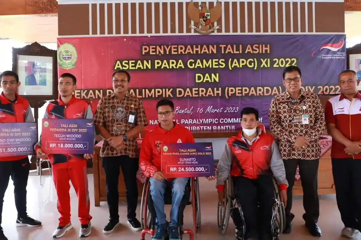 Atlet Difable Bantul Sabet Juara Umum Peparda Untuk Kali Ketiga