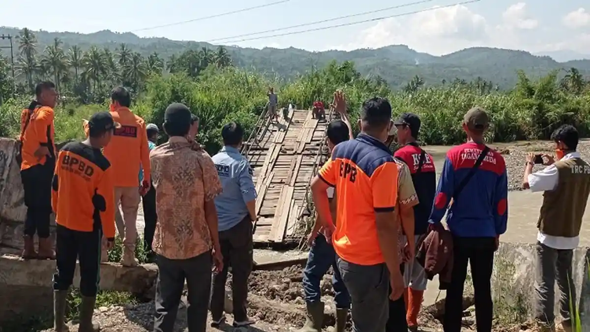 Pantau Dampak Banjir di Paiker, BPBD Empat Lawang Minta Warga 4 Kecamatan Waspada
