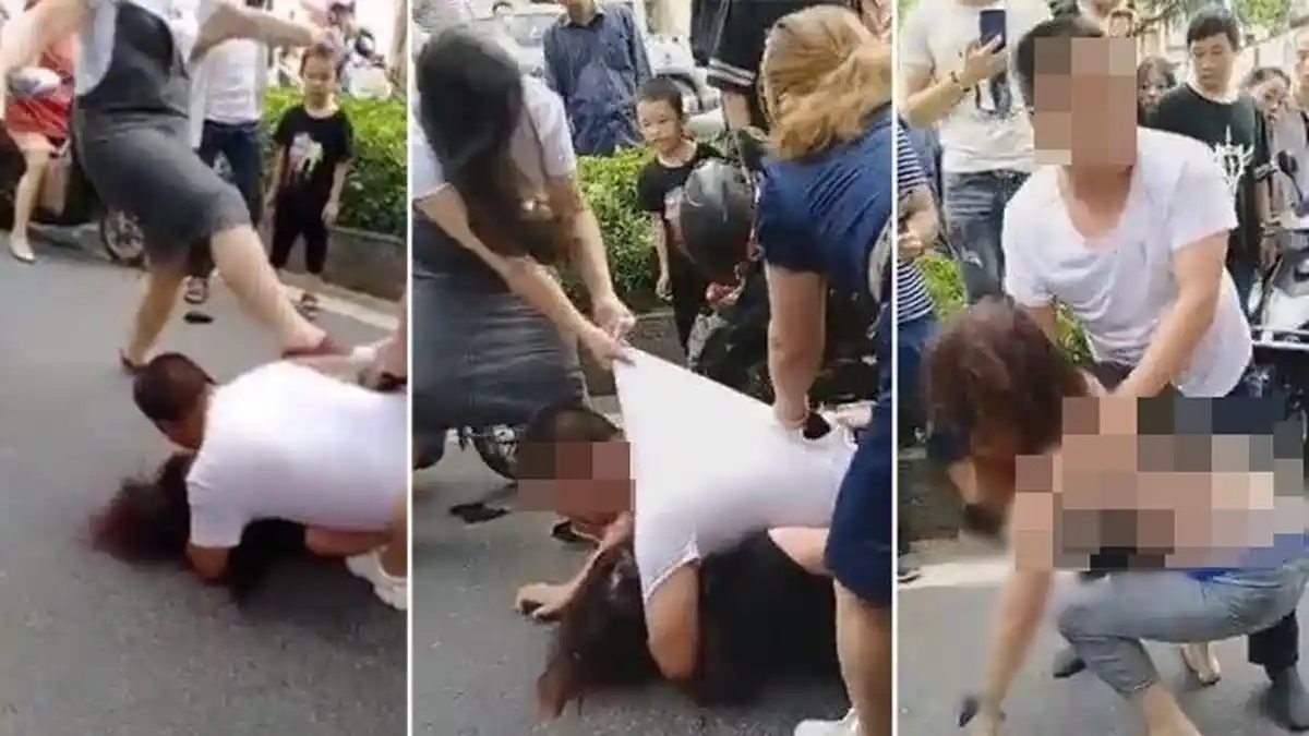 VIRAL VIDEO Suami Lindungi Selingkuhannya dari Amukan Istri Sah