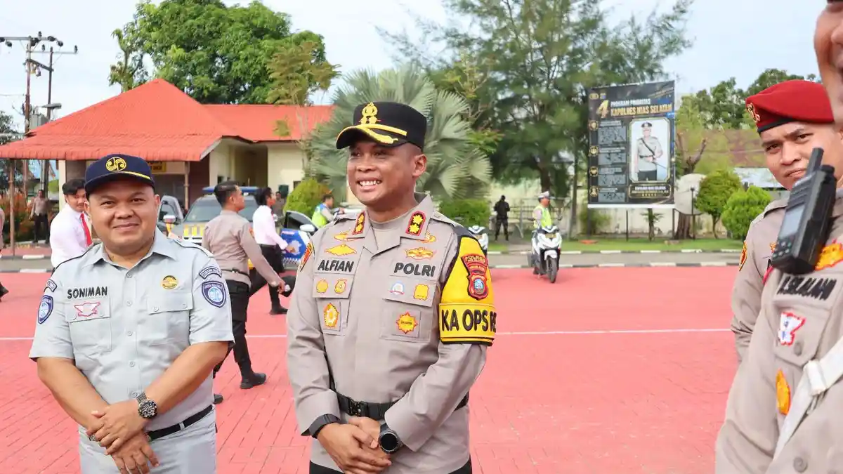 Polres Nias Selatan laksanakan Operasi Patuh Toba 2026, Sasar Sembilan Jenis Pelanggaran Lalu Lintas