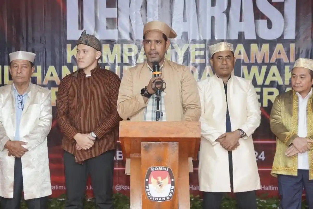 KPU Ingatkan Paslon Bupati dan Wakil Bupati Halmahera Timur Tegakkan Kampanye Damai