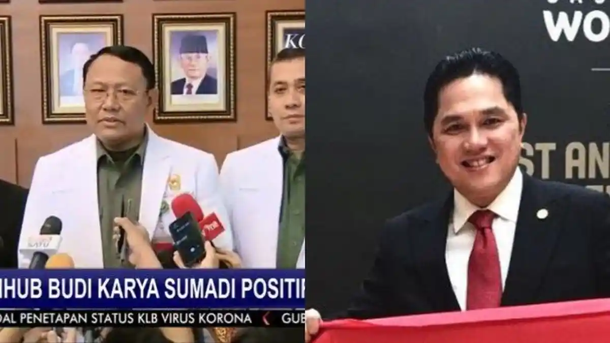 Menhub Budi Karya Positif Corona, 2 Menteri Jokowi Lain Waspada, Erick Thohir Bergegas Tes Hari Ini