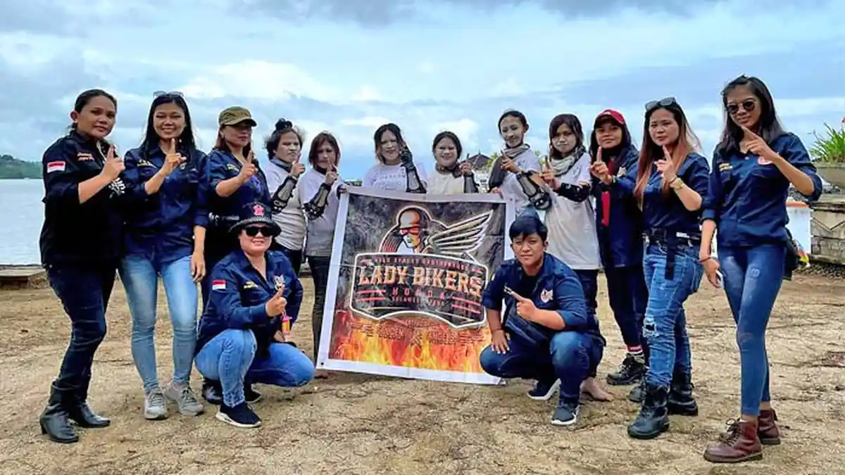 Lady Bikers Honda Sulut, Sebarkan Emas Persaudaraan
