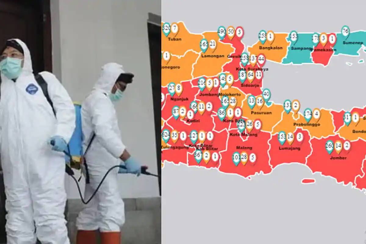 UPDATE Virus Corona di Malang Jatim & Surabaya 2 April 2020, 4 Pasien Positif Covid-19 Sembuh