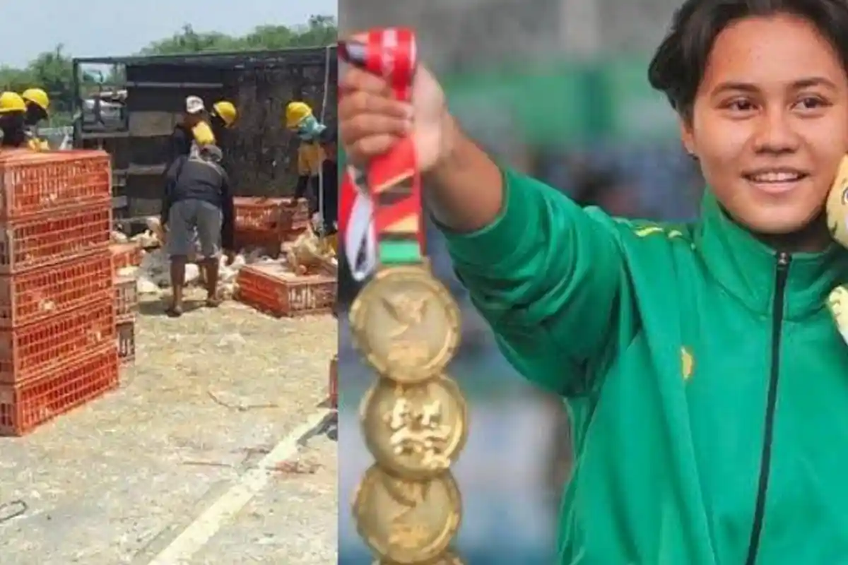 JATIM TERPOPULER: Kecelakaan Tol Jombang-Mojokerto hingga Sosok Gladies Lariesa Atlet Loncat Indah