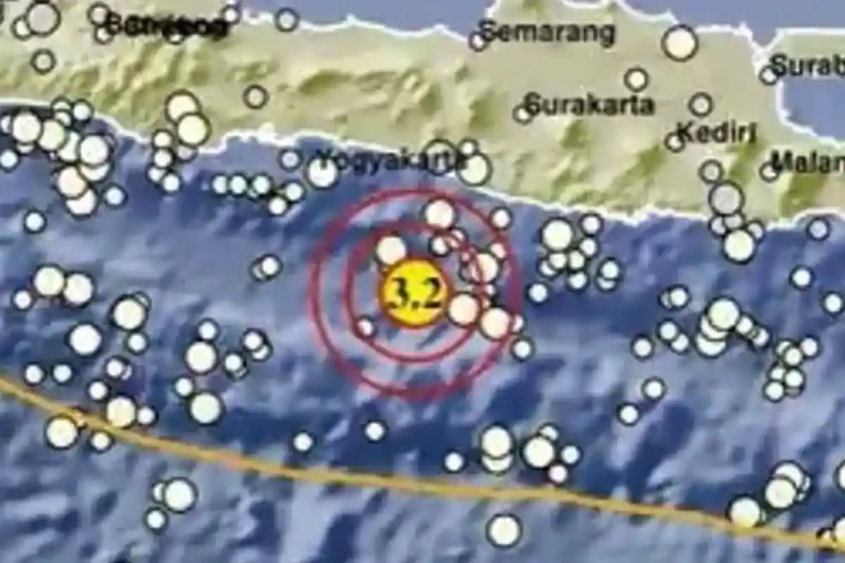 Gempa Terkini Malam Ini Rabu 1 November 2023, Baru Saja Guncang di Laut, Info BMKG Magnitudonya