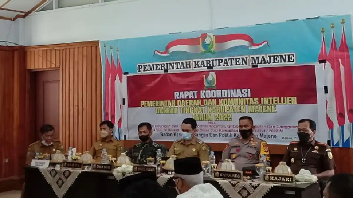 Antisipasi Kriminal Saat Ramadan, Pemda Majene Rakor Bareng Polisi hingga Tokoh Masyarakat