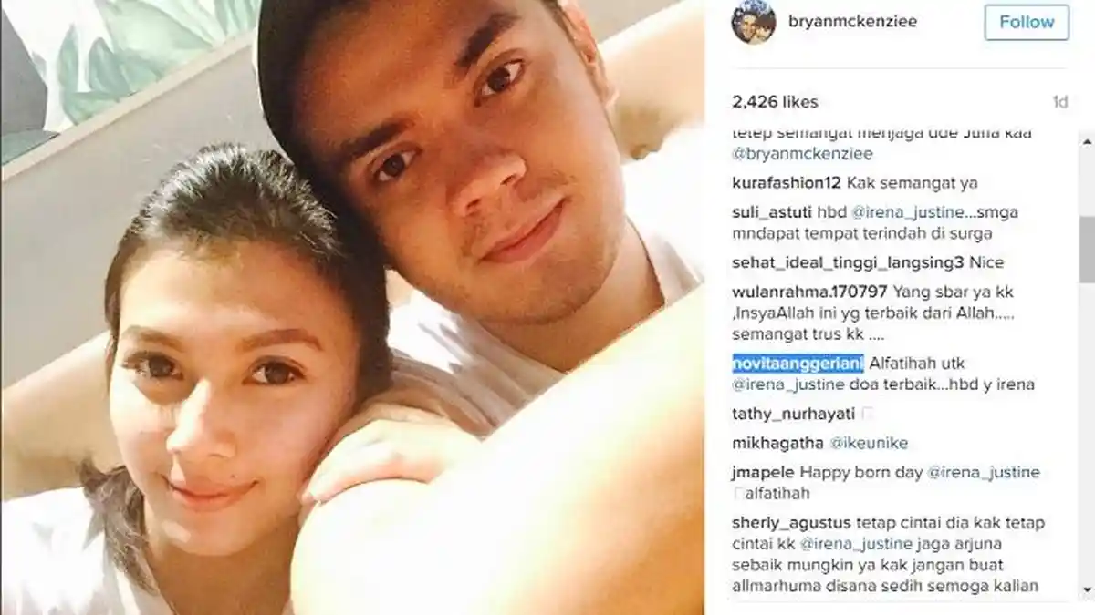 Ucapan Selamat Ulang Tahun dari Mantan Suami Irena Justine Pancing Keharuan Netizen