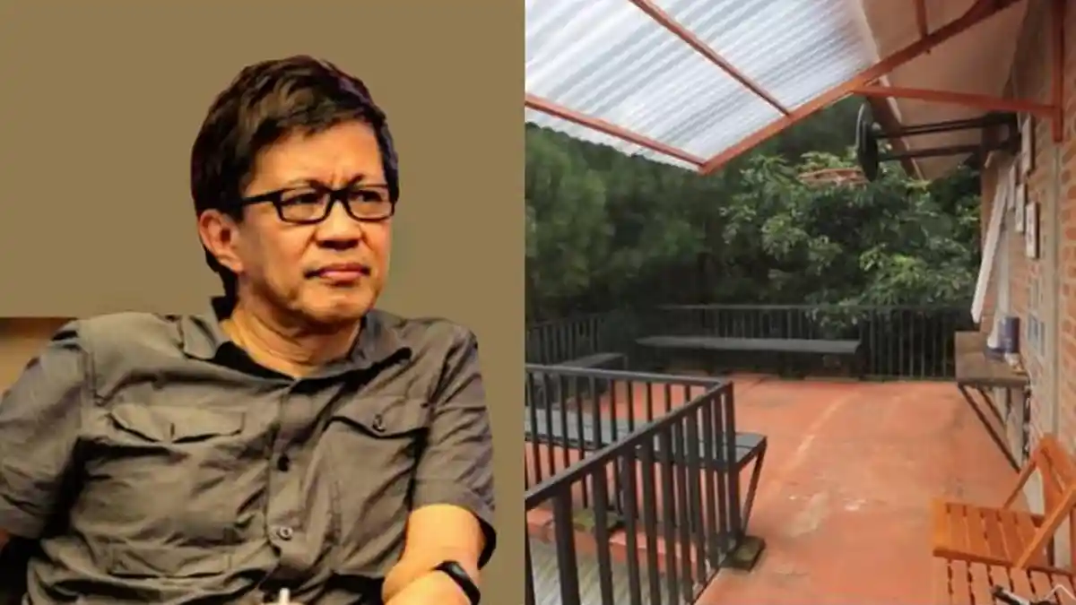Berada di Tepi Tebing, Rumah Rocky Gerung Tampak Asri dengan Banyak Pepohonan