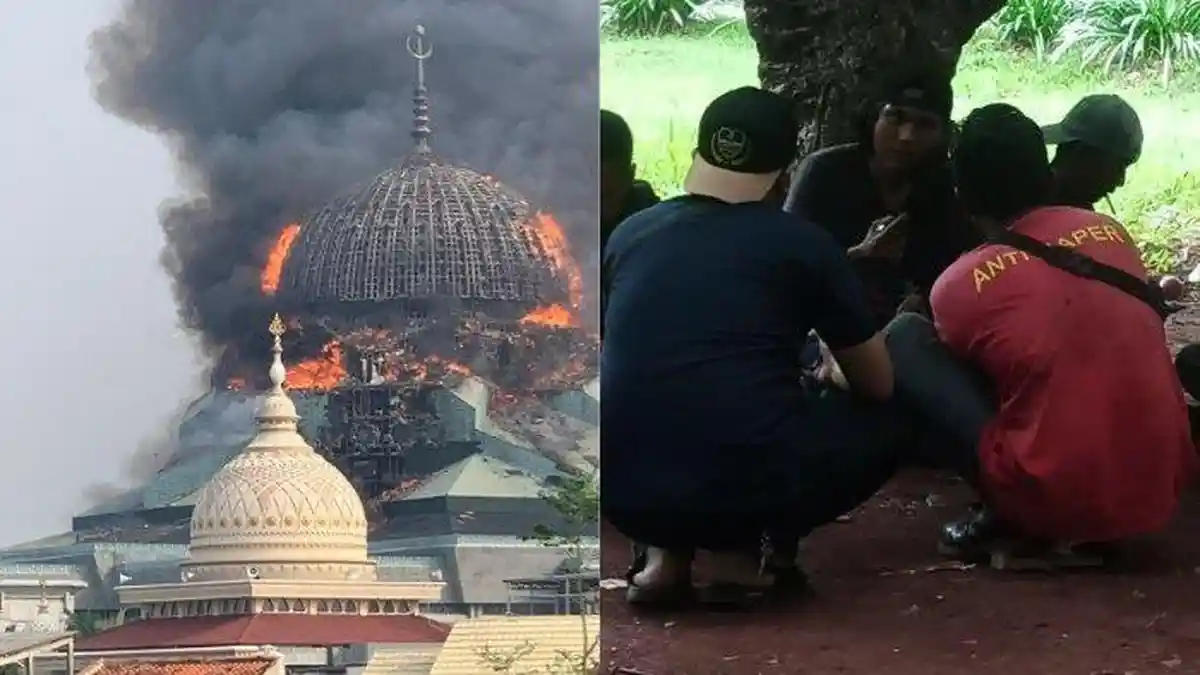 Nama 4 Pekerja yang Diamankan Polisi Buntut Masjid Jakarta Islamic Centre Kebakaran, akan Diperiksa