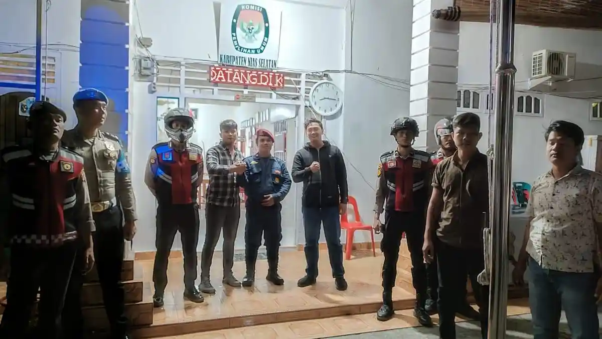 Cegah Gangguan Kamtibmas, Sat Samapta Polres Nisel Gelar Patroli