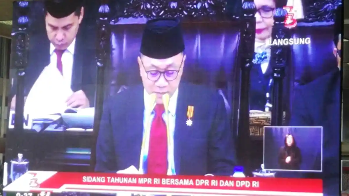 Buka Sidang Tahunan MPR, Zulhas Bercanda dan Sebut Cak Imin 'Yang Tetap Jadi Cawapres'