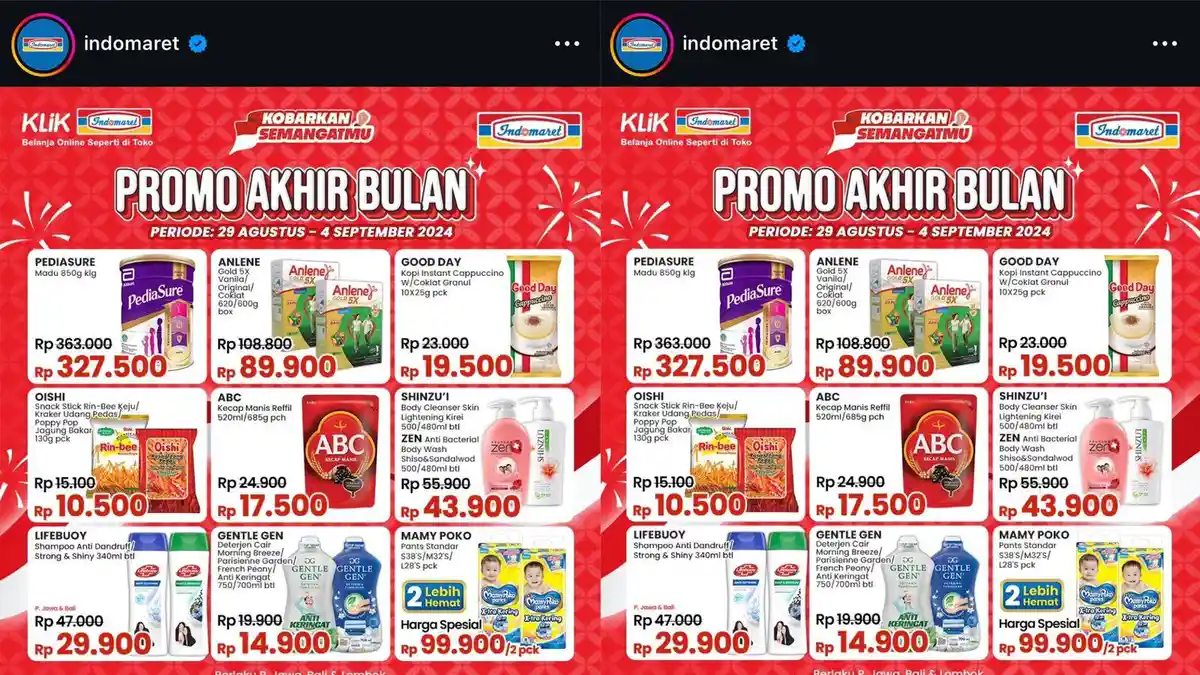 Tersisa 2 Hari Lagi, Intip Promo Indomaret Hari Ini: Deterjen Cair Rp 14.900 dan Shampoo Rp 29.900